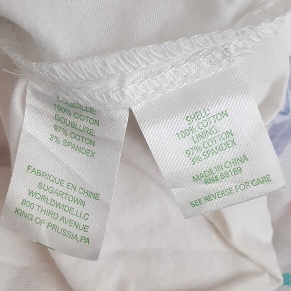 Lilly Pulitzer January Skort Roar of the Seas Coral Ocean Womens 8 Pickleball - Picture 9 of 15